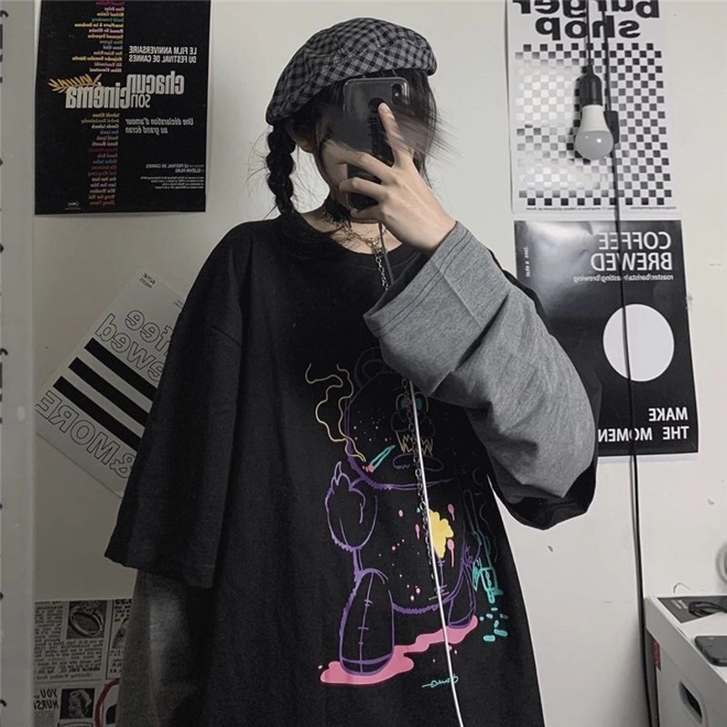 [PRE-ORDER] Korean style loose sweatshirt