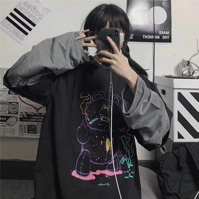 [PRE-ORDER] Korean style loose sweatshirt