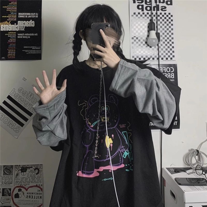 [PRE-ORDER] Korean style loose sweatshirt
