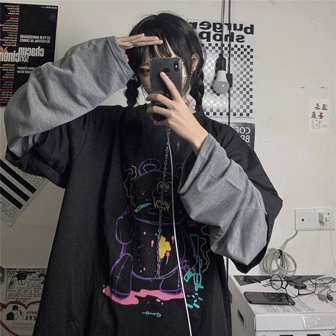 [PRE-ORDER] Korean style loose sweatshirt