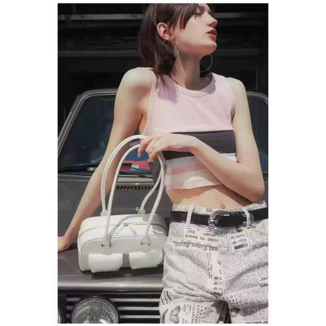 Korean Style Boston Bag BLACK