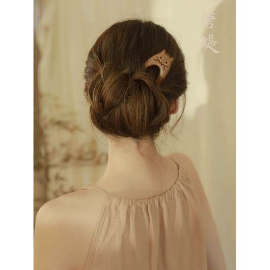 [PRE-ORDER] Asian-Style WOODEN Hair Pin