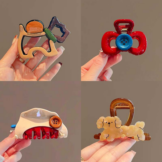 [PRE-ORDER] Korean Style Acrylic Hair Clips
