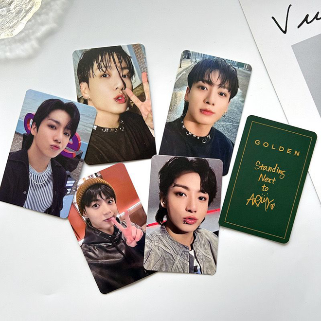[PRE-ORDER] BTS JUNGKOOK 'Golden' Lucky Draws (pack of 7) unofficial photocards