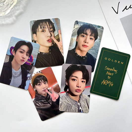 [PRE-ORDER] BTS JUNGKOOK 'Golden' Lucky Draws (pack of 7) unofficial photocards