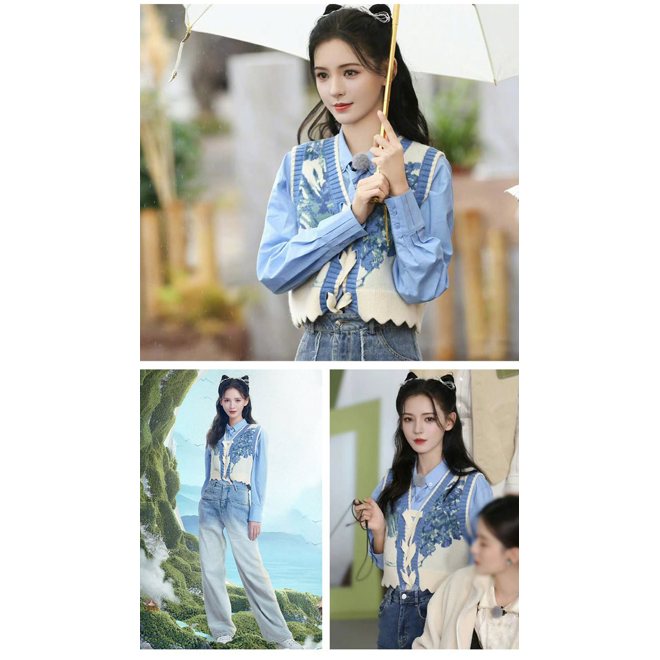 [PRE-ORDER] Knitted Vintage Sleeveless Cardigan
