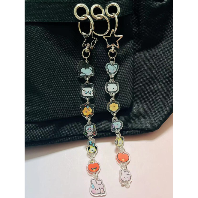 [PRE-ORDER] BT21 Phone Charm/Bag Keychain