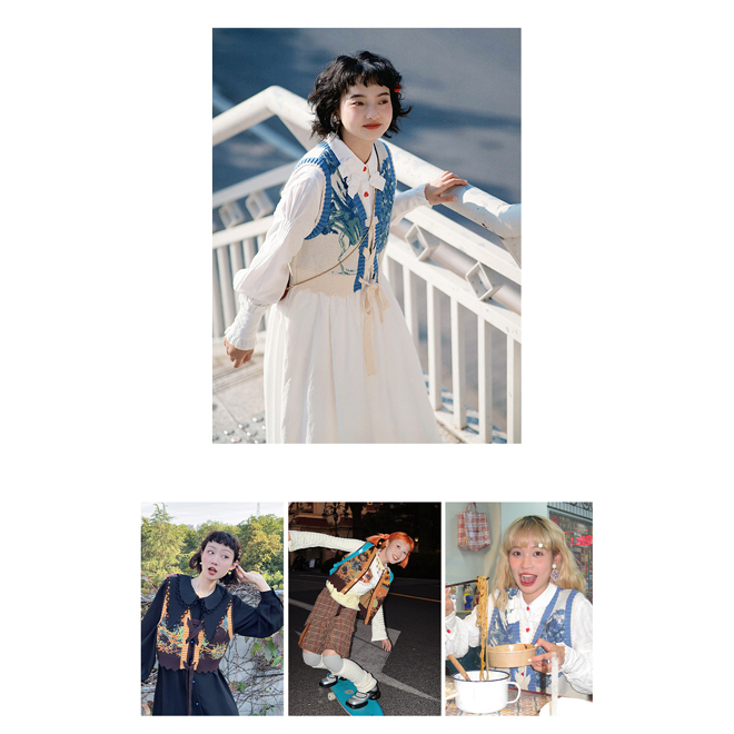 [PRE-ORDER] Knitted Vintage Sleeveless Cardigan