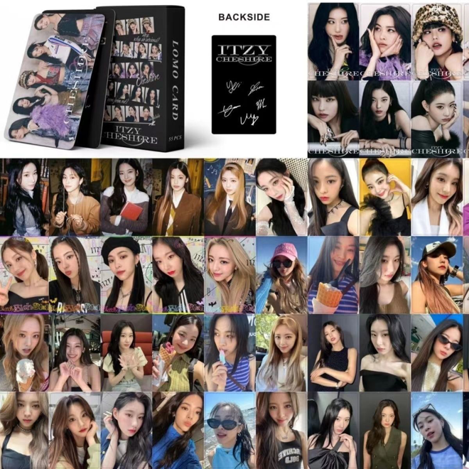 [PRE-ORDER] ITZY Cheshire lomocards (55pcs)