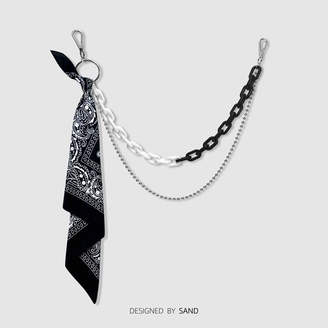 [PRE-ORDER] Stainless Steel Bandana Streetwear Chain