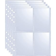 [Në Gjendje] A5 Binder sheets, pack of 10 (4-grid)