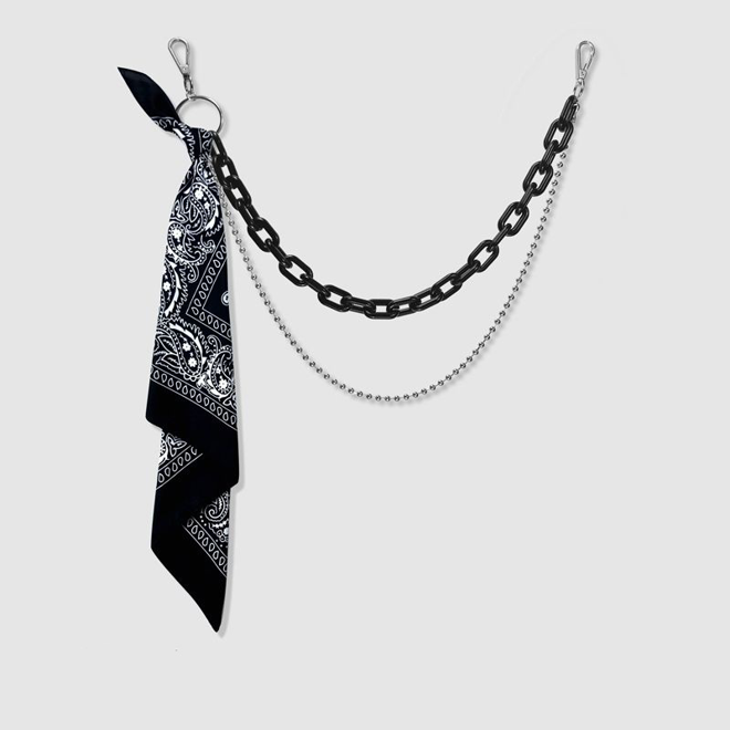[PRE-ORDER] Stainless Steel Bandana Streetwear Chain