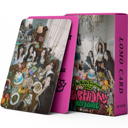 [Në Gjendje] Red Velvet Birthday lomocards (55pcs)
