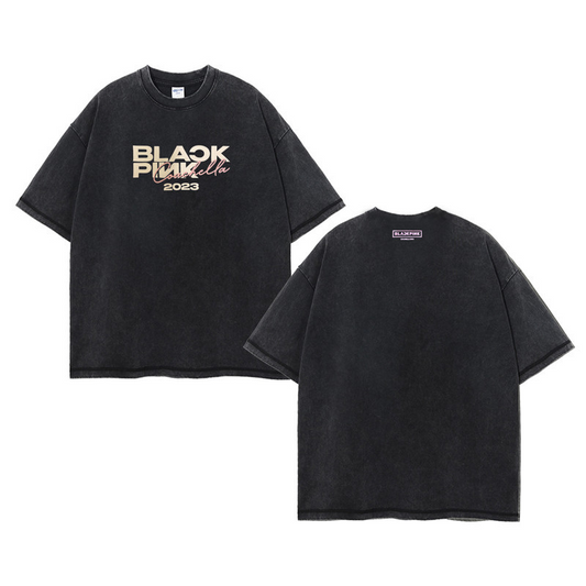 [PRE-ORDER] BLACKPINK Washed Loose-Fit Coachella T-Shirt