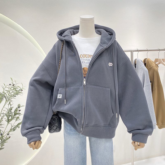 [PRE-ORDER] Thickened hooded sweatshirt, Loose casual oversize