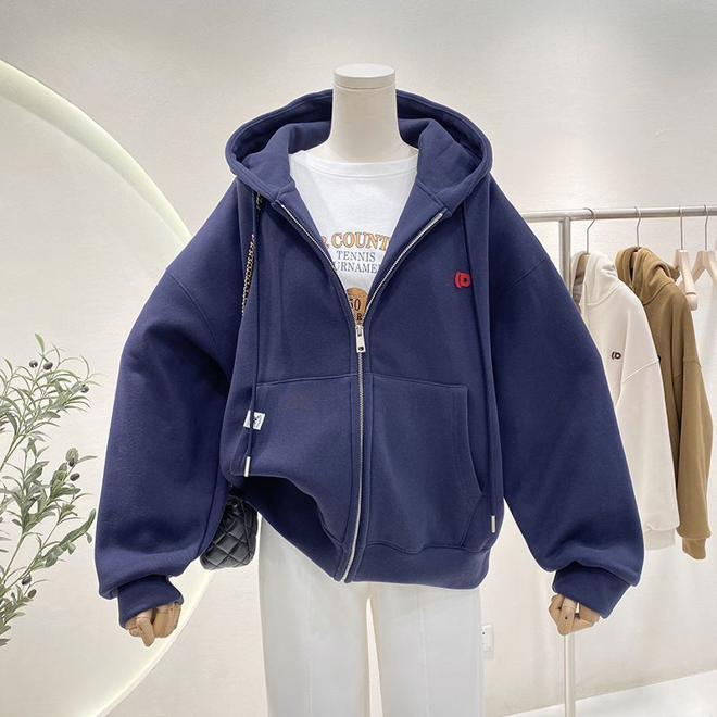 [PRE-ORDER] Thickened hooded sweatshirt, Loose casual oversize