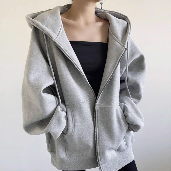 [PRE-ORDER] Thickened hooded sweatshirt, Loose casual oversize