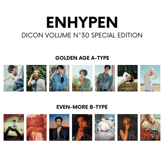 [PRE-ORDER] ENHYPEN DICON - [Volume Nº30 Special Edition GOLDEN AGE & EVEN-MORE]