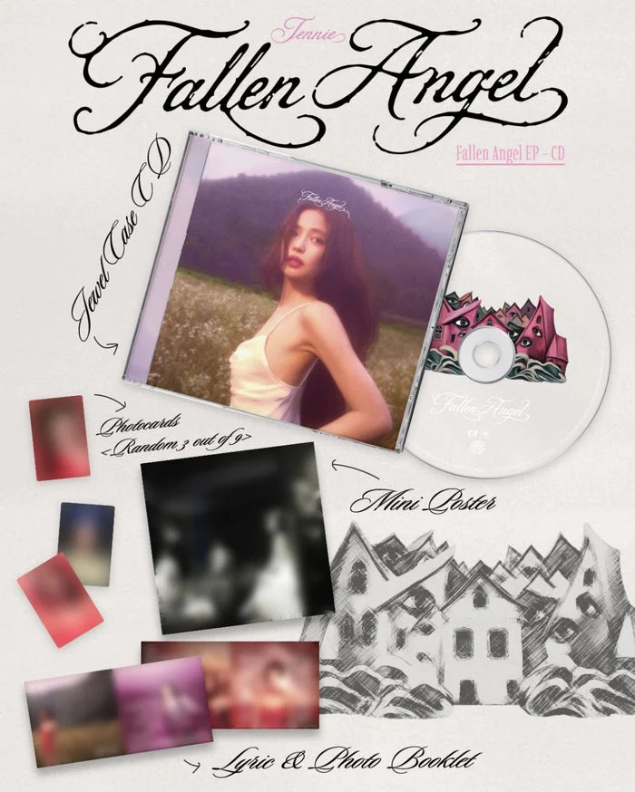 [PRE-ORDER] JENNIE (BLACKPINK) Mini Album 'Fallen Angel'