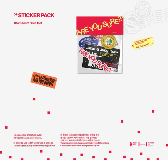 [PRE-ORDER] JIMIN x JUNG KOOK (BTS) - [Are You Sure?!] PHOTOBOOK - Season 2