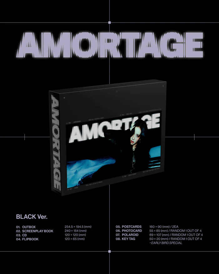 [PRE-ORDER] JISOO - AMORTAGE (EXCLUSIVE EDITION) RANDOM Version NO CD ❌