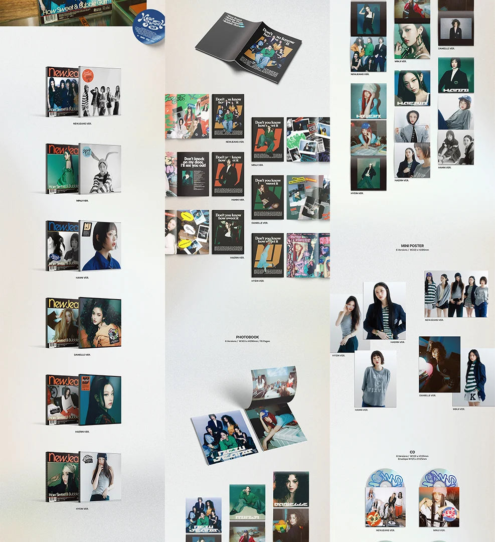 [PRE-ORDER] NEWJEANS - [How Sweet] STANDARD RANDOM Version