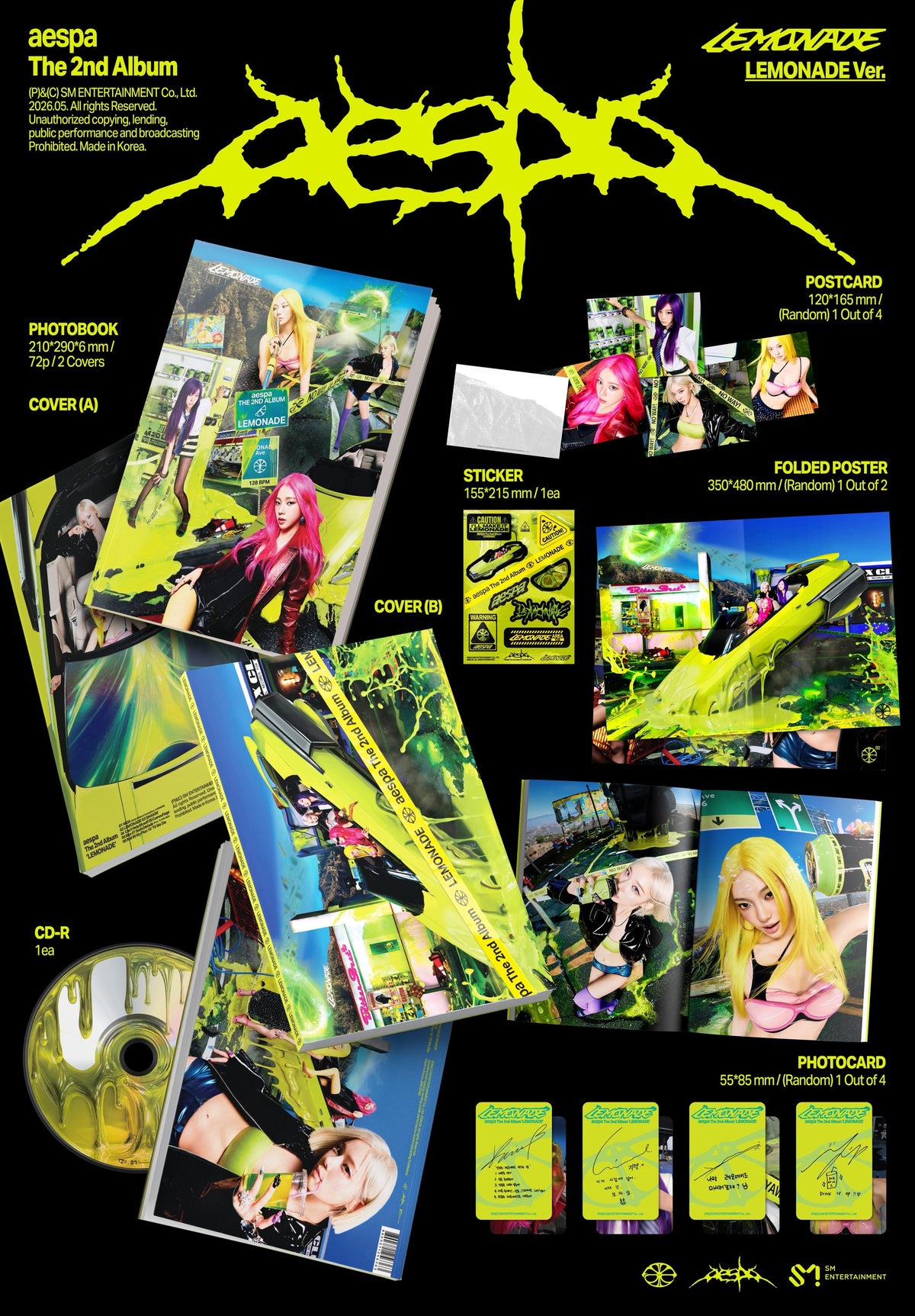 aespa LEMONADE promotional image