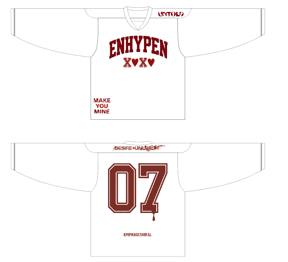 [PRE-ORDER] ENHYPEN ‘Desire: Unleash’ Hockey Jersey