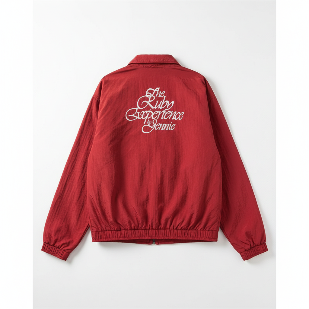 [PRE-ORDER] JEENIE "The Ruby Experience by Jennie" Red Windbreaker Jacket