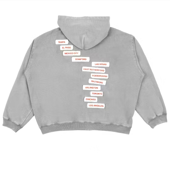 [PRE-ORDER] BTS ARIRANG World Tour US Exclusive Zip-Up Hoodie | Gray