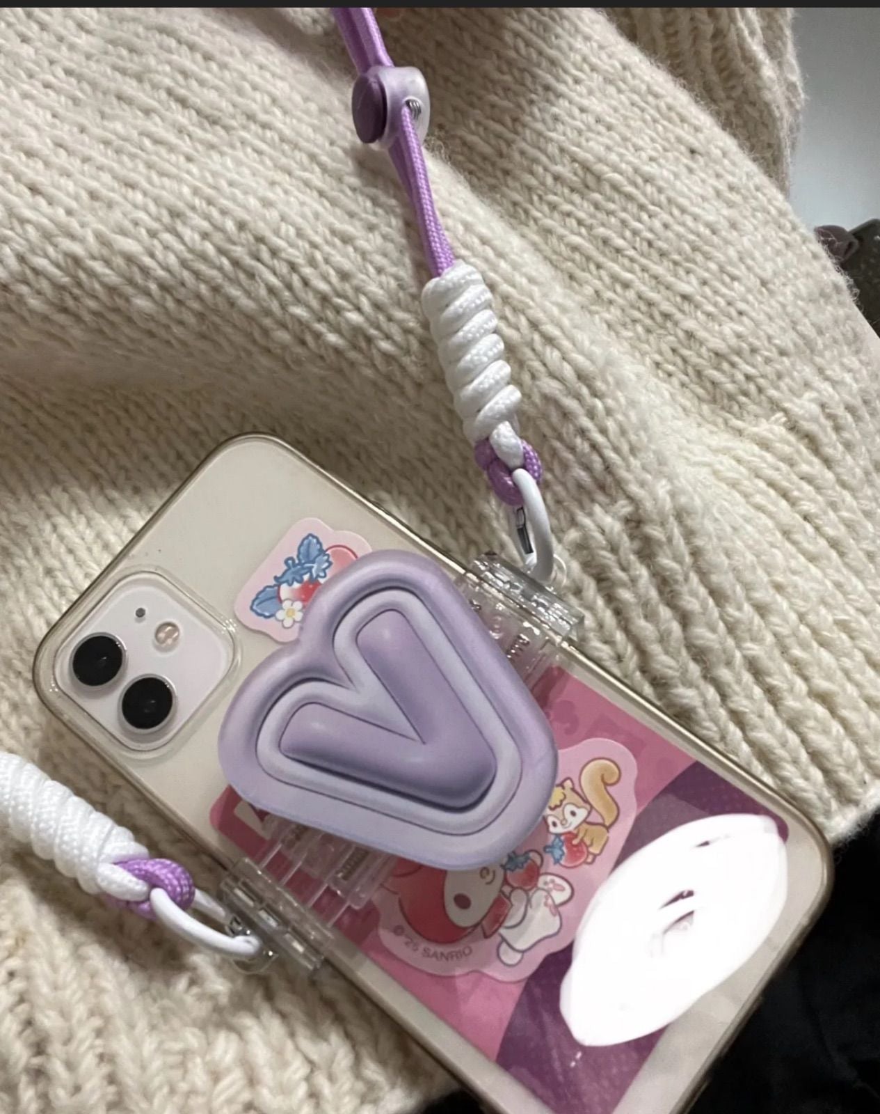 [PRE-ORDER] BTS Illustrated Acrylic Clip Smartphone Holder