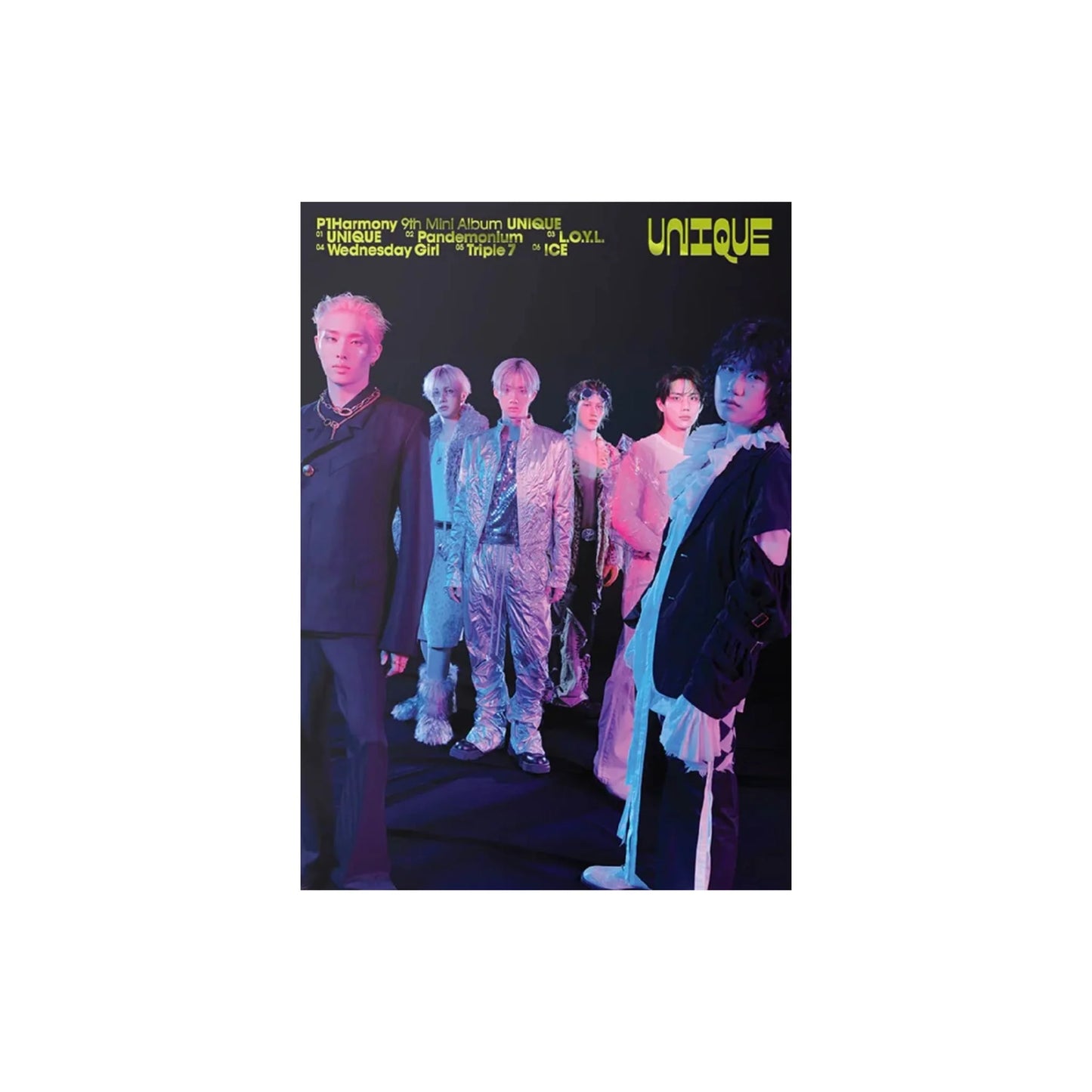 [PRE-ORDER] P1Harmony 9th Mini Album 'UNIQUE' (Photobook Ver.) NO CD ❌