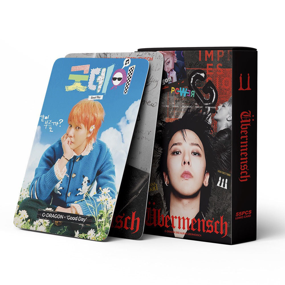 [PRE-ORDER] G-DRAGON Übermensch ver.1 lomocards (55pcs)