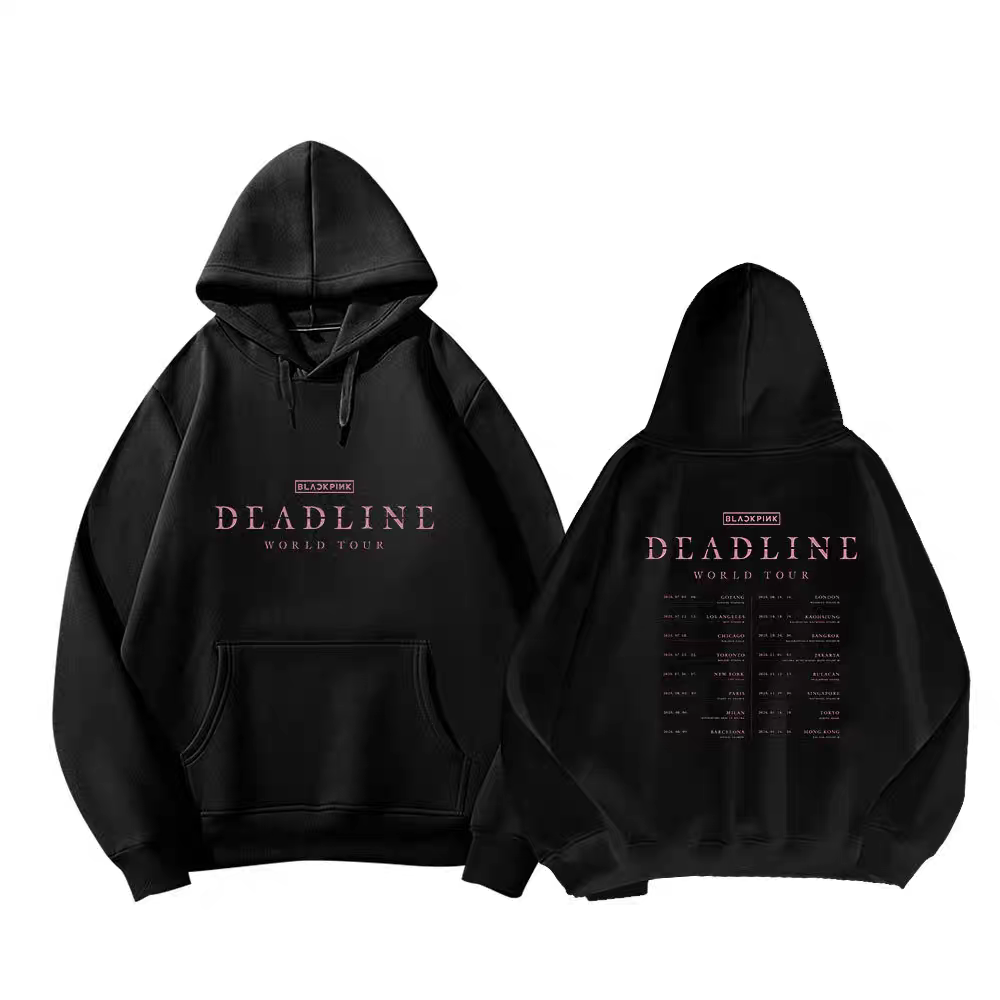 [PRE-ORDER] BLACKPINK 'Deadline' 2025 World Tour Hoodies