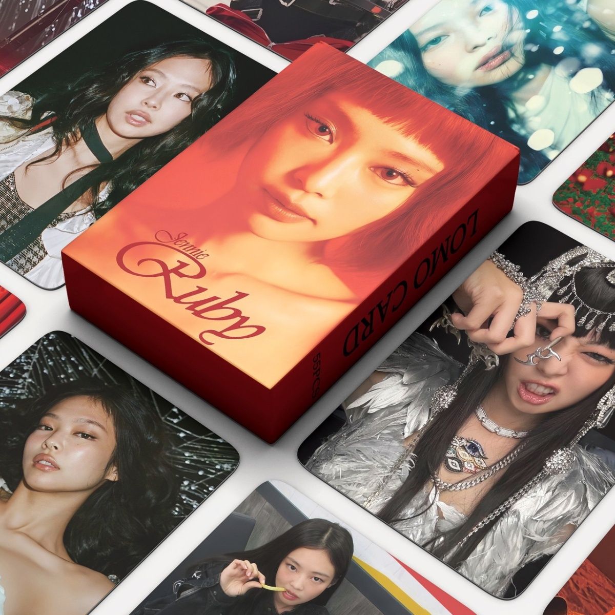 [Në Gjendje] BLACKPINK JENNIE 'Like Jennie' lomocards (55pcs)