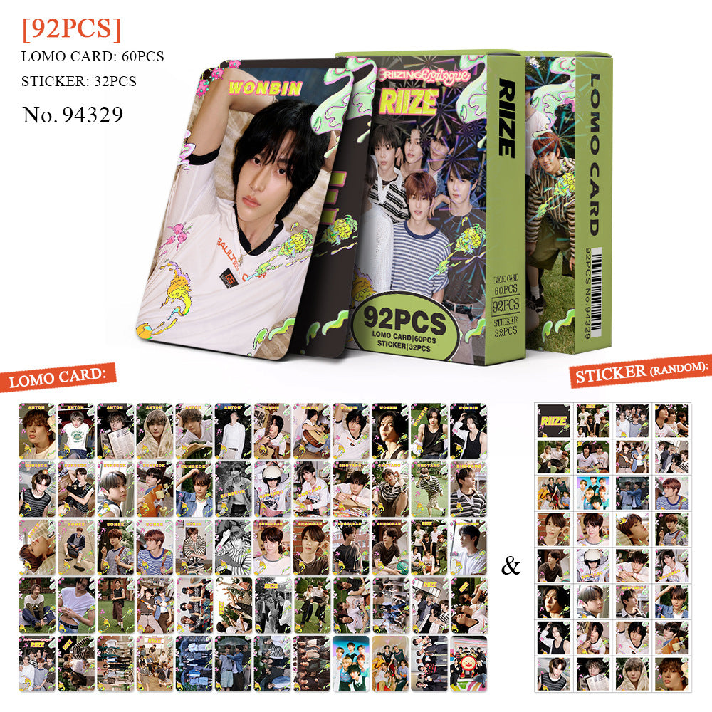 [BULK PRE-ORDER] Set of 5 From ALL BOY GROUPS Lomocard Packs (92pc)