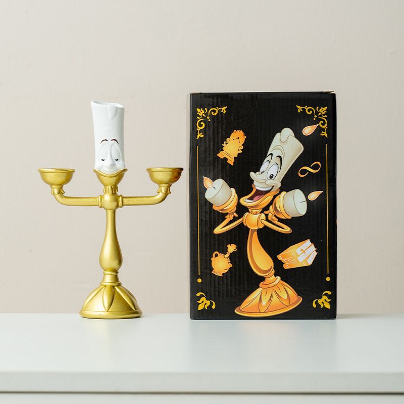 [PRE-ORDER] 'The Beauty and the Beast' Lumiere Candle – Resin Ornament