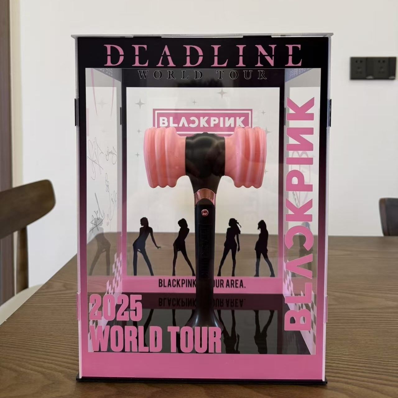 [PRE-ORDER] BLACKPINK Lightstick Display Cabinet 2025 (Acrylic Box Only)