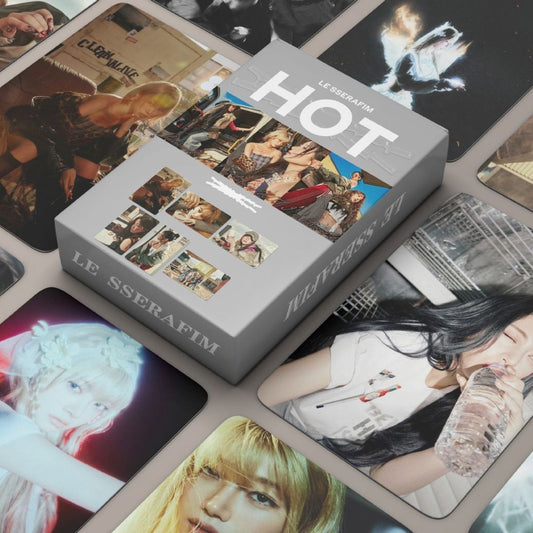 [PRE-ORDER] Le sserafim HOT ver.1 lomocards (55pcs)