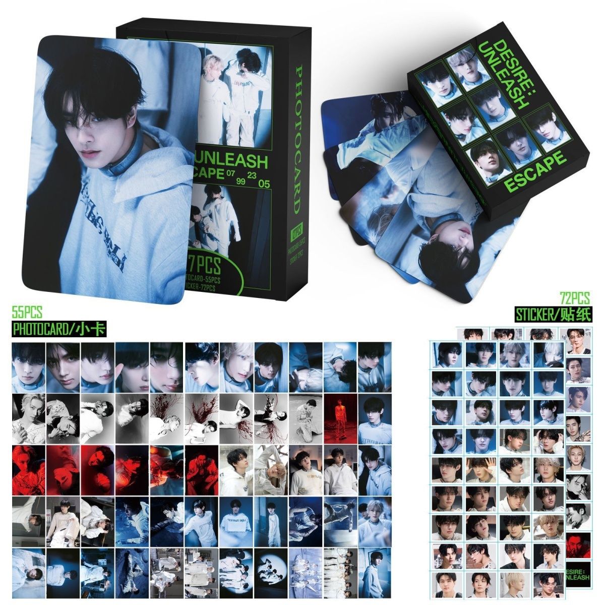 [PRE-ORDER] ENHYPEN MEMBERS 'Desire Unleash' lomocards (127pcs)
