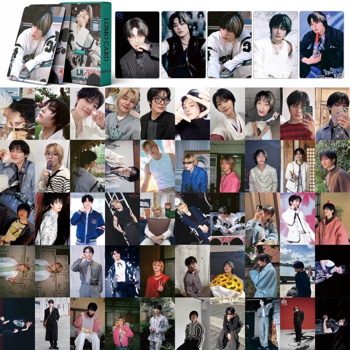 [PRE-ORDER] Stray Kids I.N HOP lomocards (55pcs)