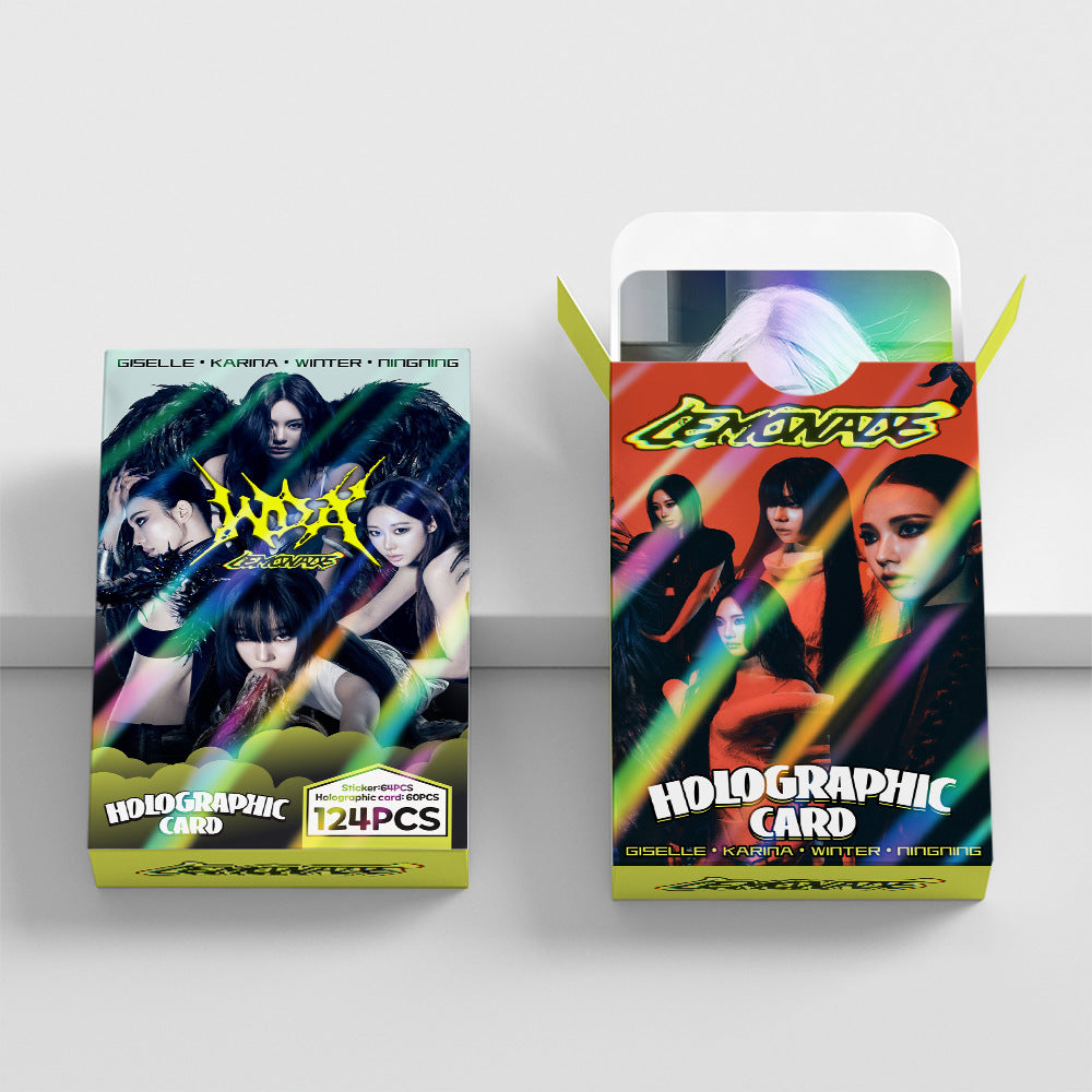 [Në Gjendje] aespa Lemonade holographic lomocards (124pcs)
