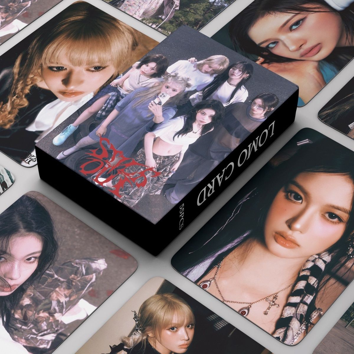 [PRE-ORDER] NMIXX 'Fe3O4: Stick Out' lomocards (55pcs)