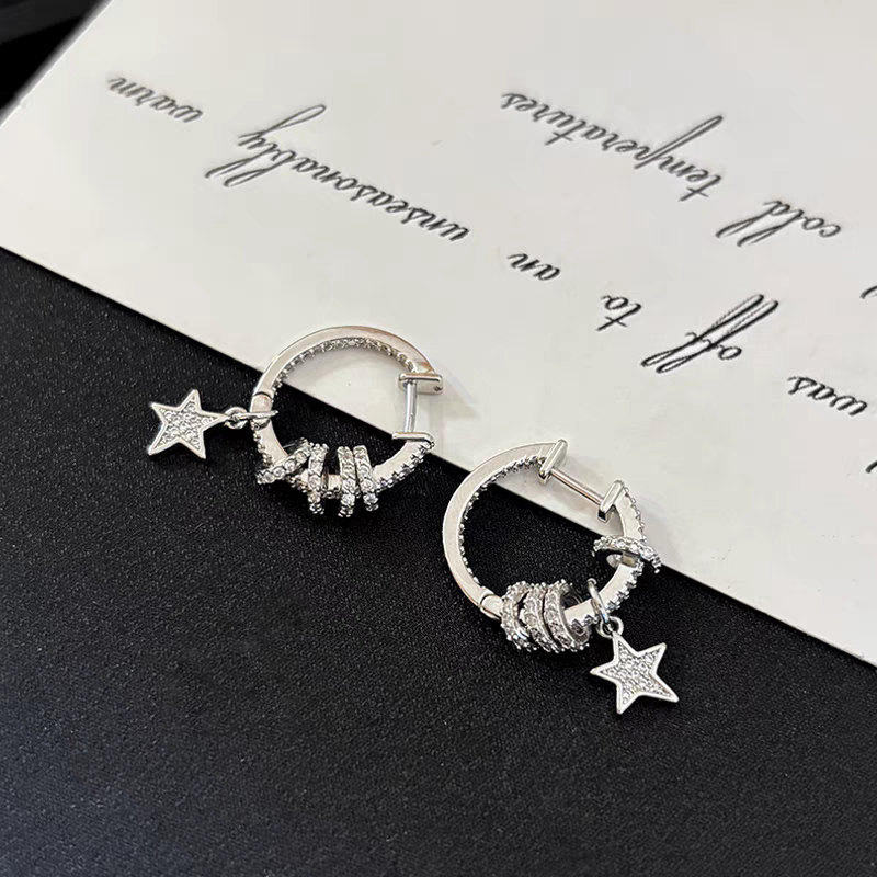 [PRE-ORDER] S925 Sterling Silver Star Earrings