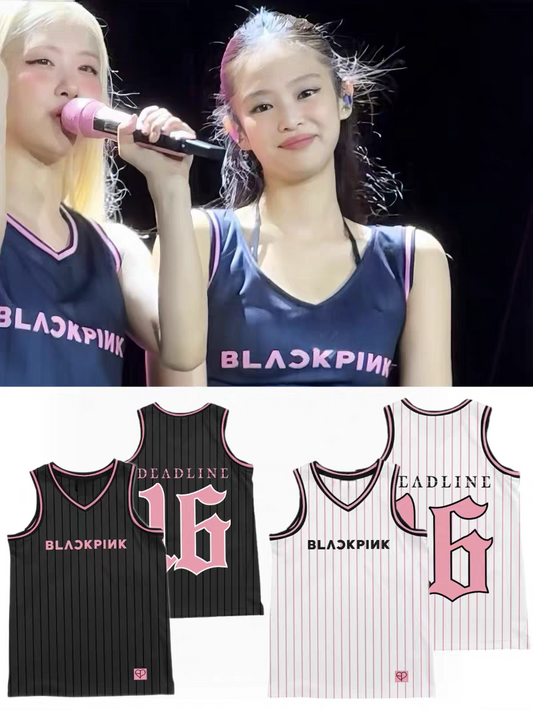 [PRE-ORDER] BLACKPINK 'Deadline' 2025 Concert Baseball Jersey VEST