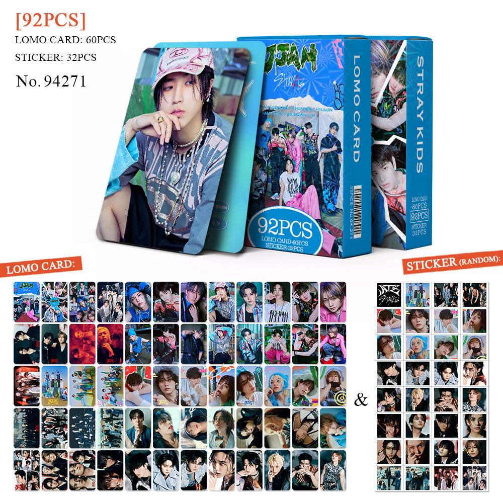 [BULK PRE-ORDER] Set of 5 From ALL BOY GROUPS Lomocard Packs (92pc)