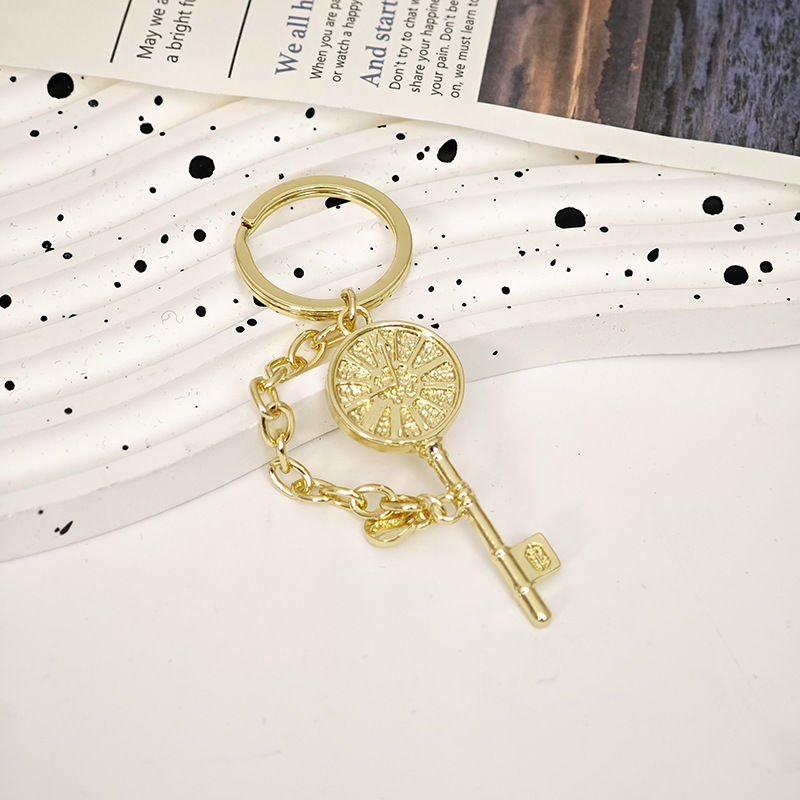 [PRE-ORDER] BTS Jungkook Golden Key Keyring – Army Membership Merch Pack #18