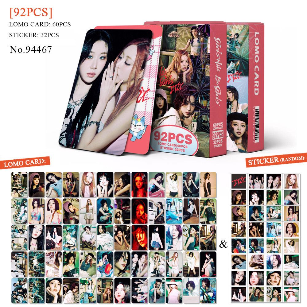 [Në Gjendje] ITZY 'Girls Will Be Girls' lomocards (92pcs)