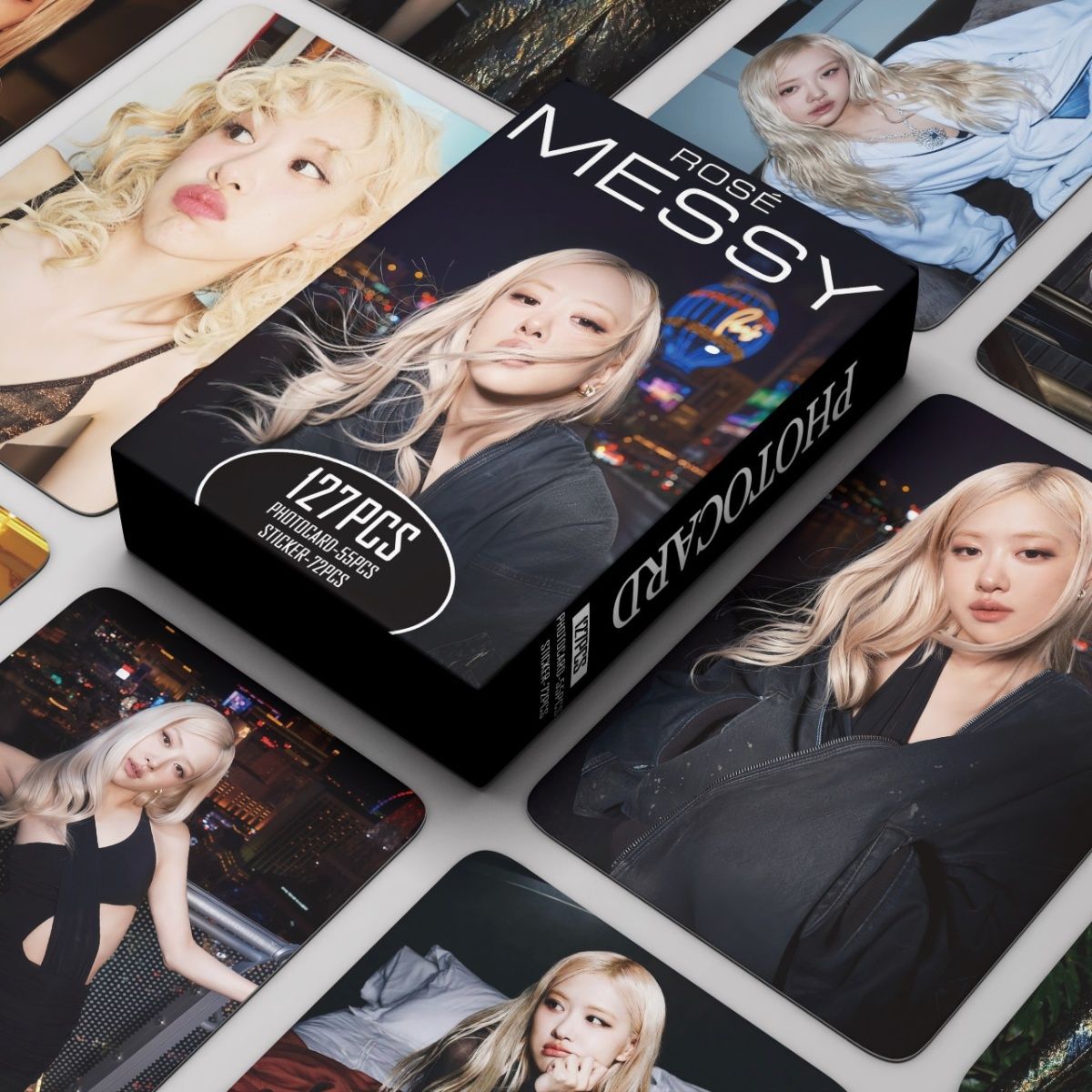 [PRE-ORDER] BLACKPINK ROSE 'Messy' lomocards (127pcs)