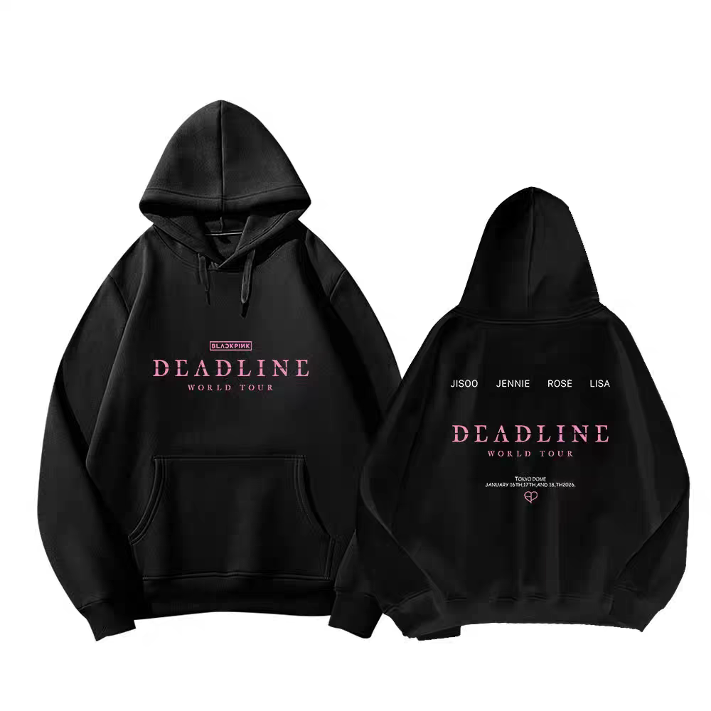 [PRE-ORDER] BLACKPINK 'Deadline' 2025 World Tour Hoodies